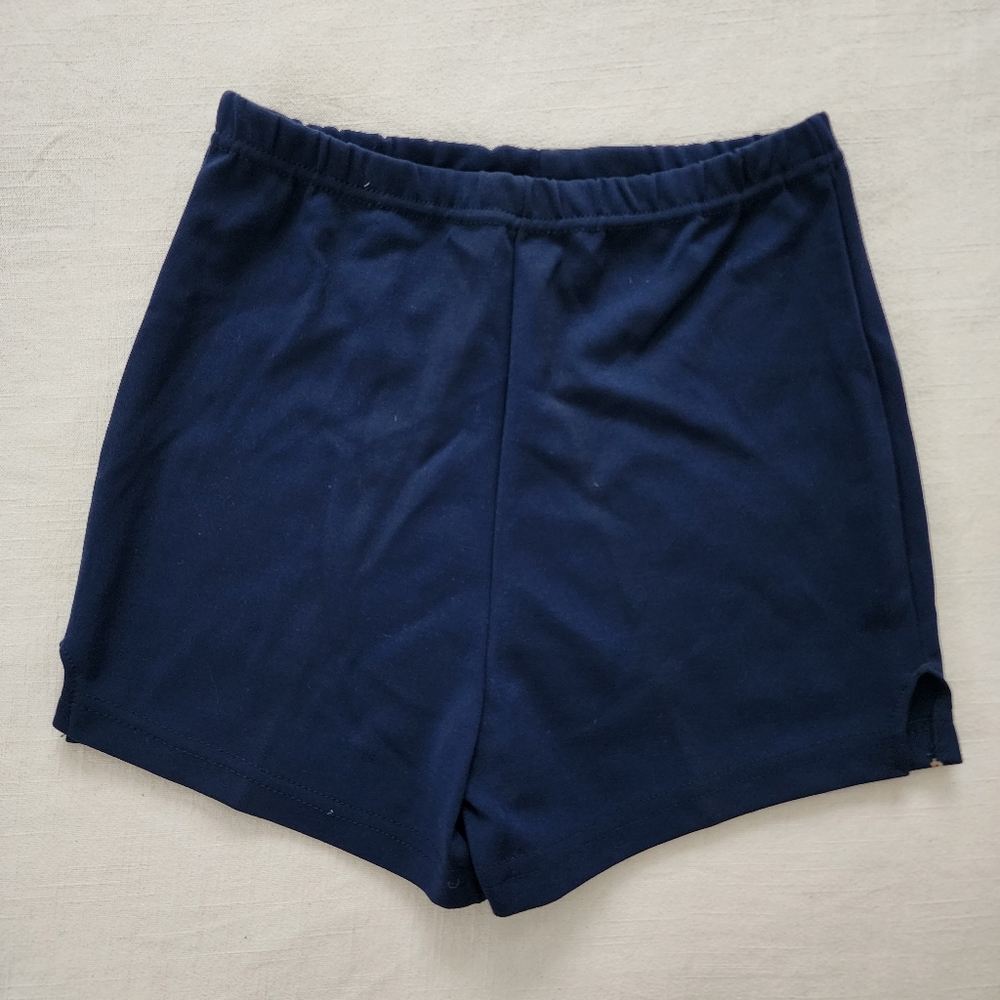 Vintage Champion navy short shorts small 24 inch waist